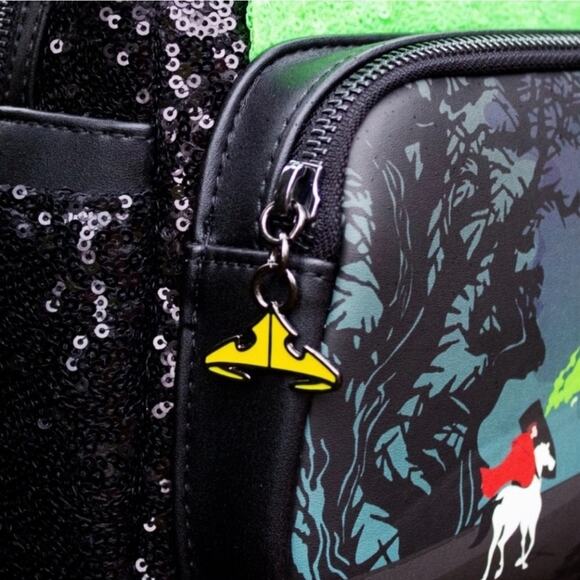 Loungefly Disney Maleficent Sequin Mini
Backpack NWT! - Picture 3 of 6